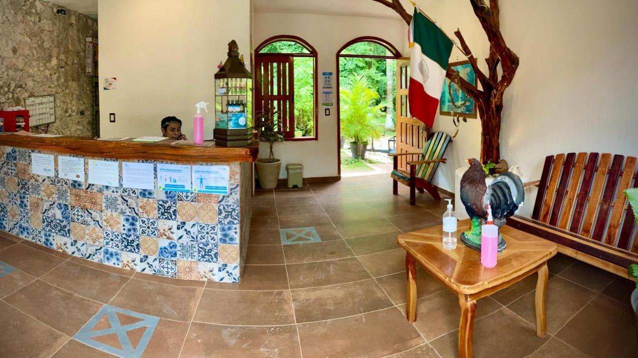 Yaxche Centro Hostal Y Camping Bacalar Bagian luar foto