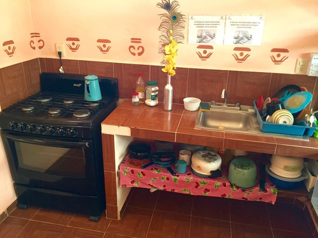 Yaxche Centro Hostal Y Camping Bacalar Bagian luar foto