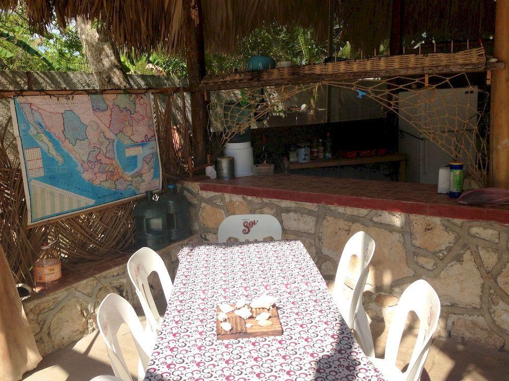 Yaxche Centro Hostal Y Camping Bacalar Bagian luar foto