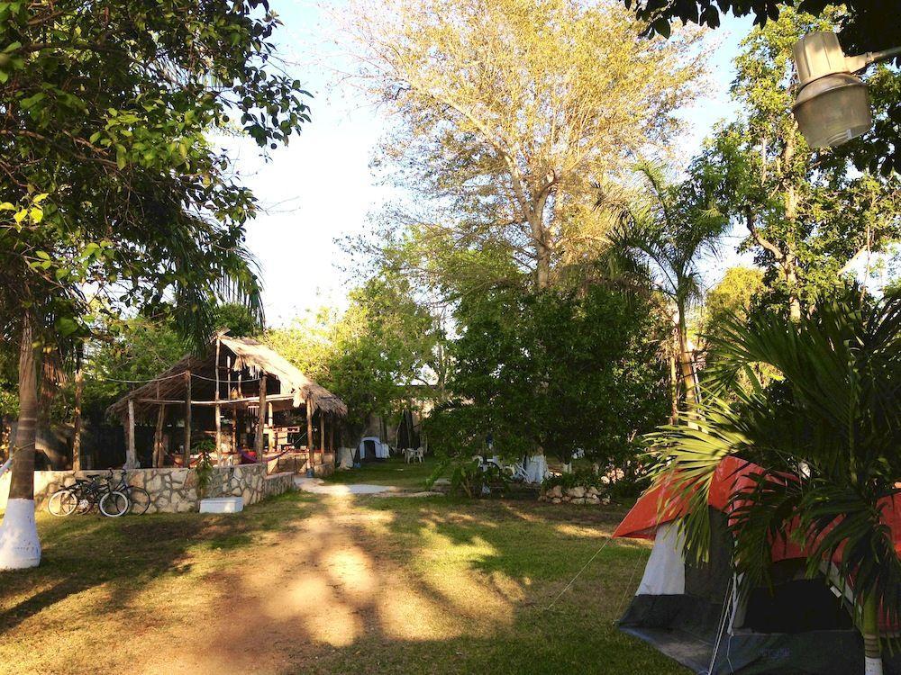Yaxche Centro Hostal Y Camping Bacalar Bagian luar foto