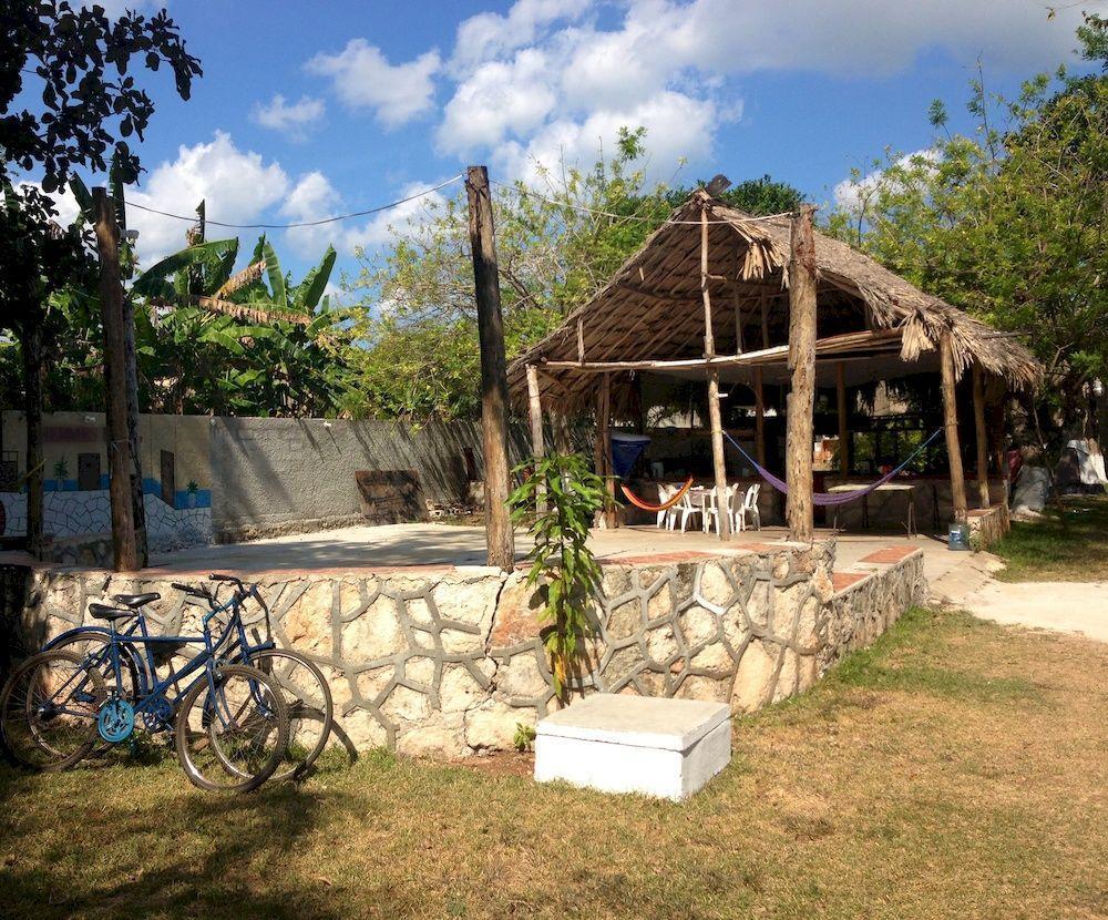 Yaxche Centro Hostal Y Camping Bacalar Bagian luar foto