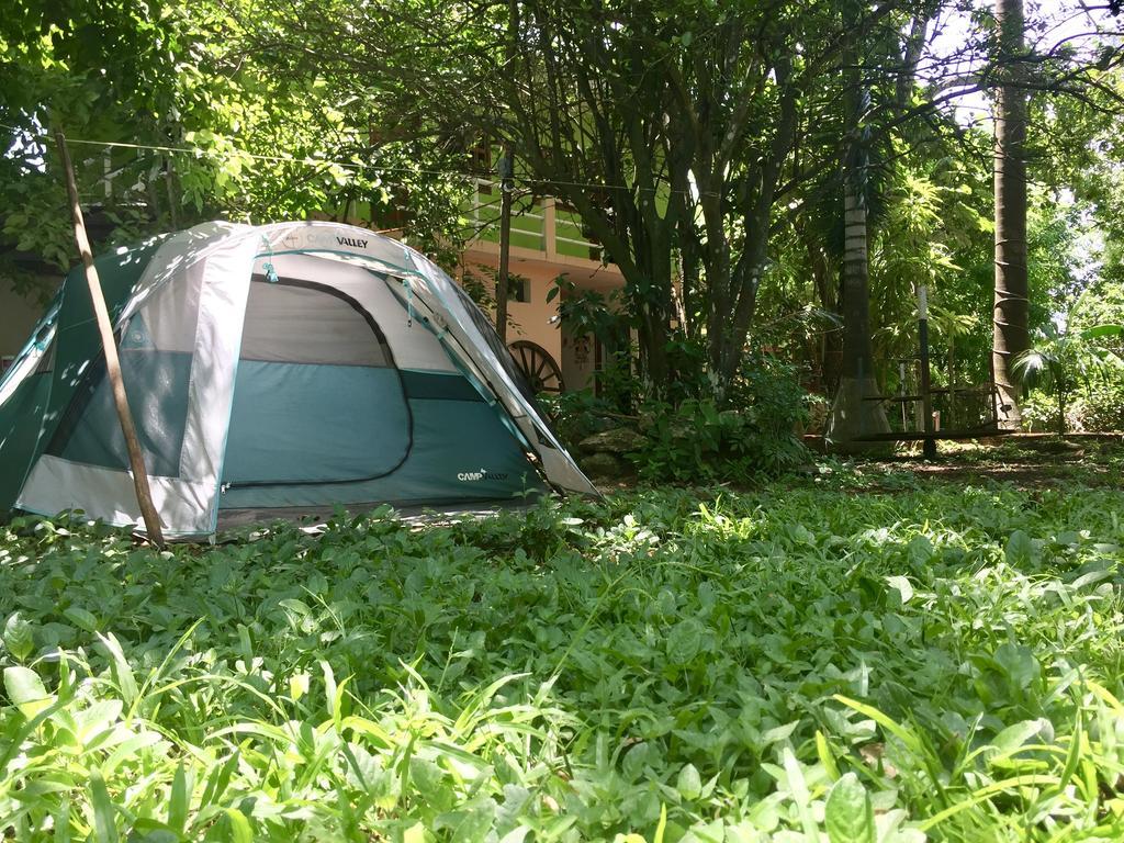 Yaxche Centro Hostal Y Camping Bacalar Bagian luar foto