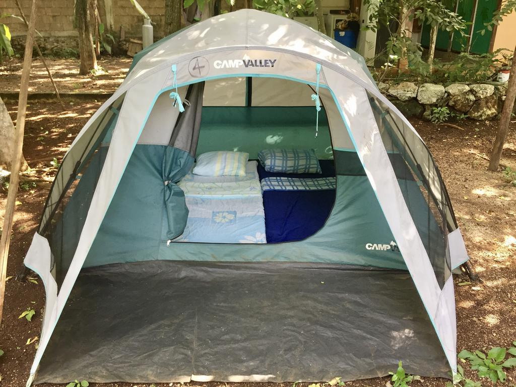 Yaxche Centro Hostal Y Camping Bacalar Bagian luar foto